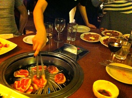 Don't stab the pork belly!