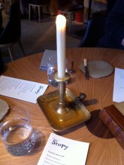 The signature beef dripping candle