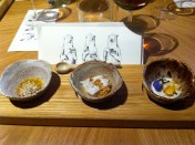 three bear's porridge: too salty, too sweet and just right (actually I preferred the too sweet, but hey ho)