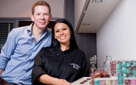 Steven persuaded Sun to join him in sunny Leeds from her home in Singapore....the rest is historic chocolate and much much more.