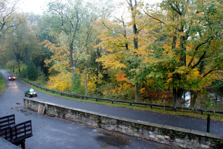 Touring around Blue Hill at Stone Barns Farm before a superb dinner